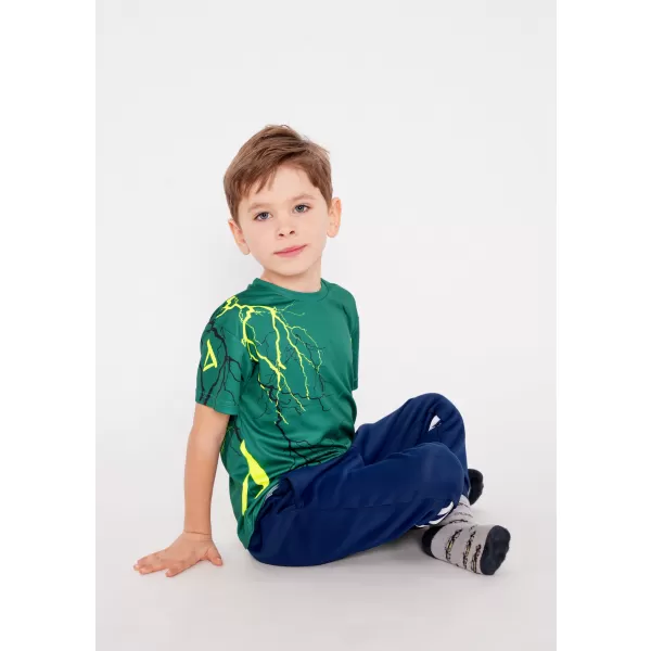 Tricou funcțional premium pentru copii ALTISPORT VOJ/ALK004TR01 VERDE STICLA 