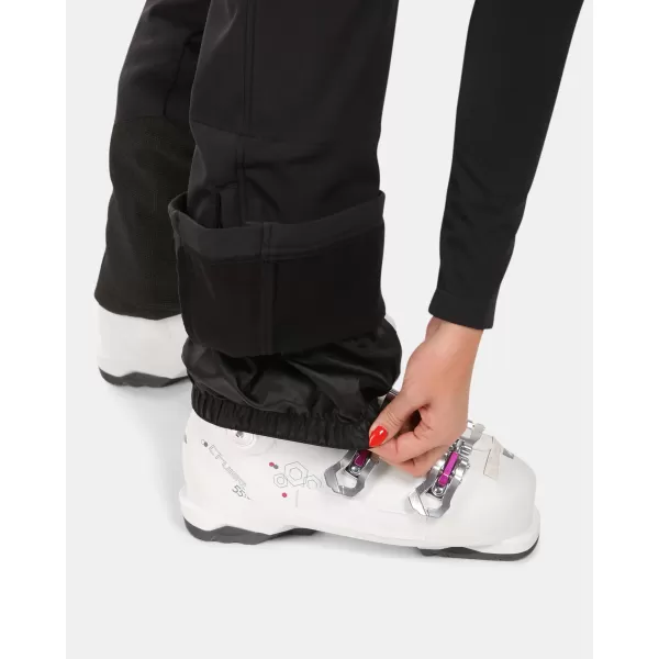  Pantaloni de schi softshell pentru femei KILPI RHEA-W WL0409KI NEGRU 