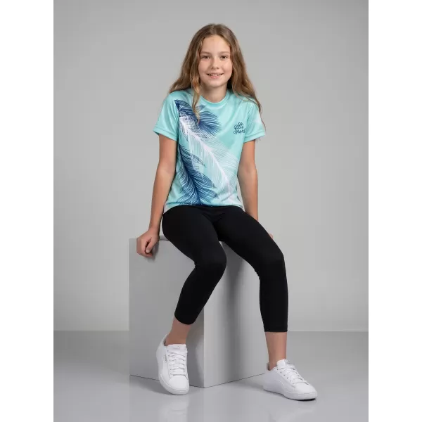  Tricou funcțional premium pentru copii ALTISPORT VOJ/ALK001TR01 ALBASTRU CA GHEATA 