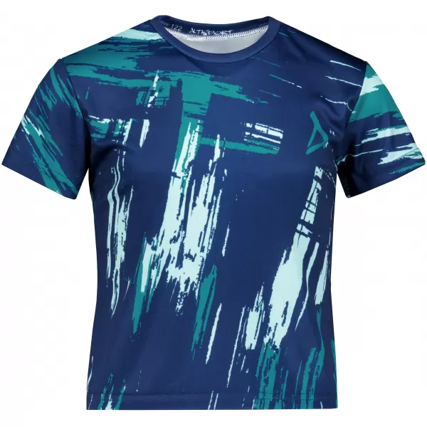  Tricou funcțional premium pentru copii ALTISPORT VOJ/ALK010TR01 KEROSEN/ALBASTRU 