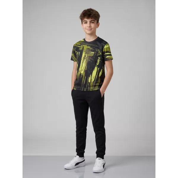  Tricou funcțional premium pentru copii ALTISPORT VOJ/ALK010TR01 NEGRU/ARMATĂ 
