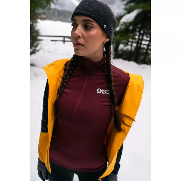 Tricou termic de damă NORDBLANC FLOATY NBBLD7975 BURGUNDIA 