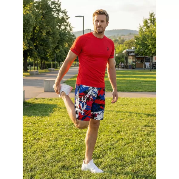  Pantaloni scurți funcționali premium pentru bărbați, fără buzunare ALTISPORT VOJ/ALM036KRA02 CEH 