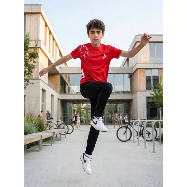  Tricou funcțional premium pentru copii ALTISPORT VOJ/ALK004TR01 ROŞU 