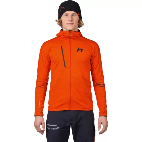  Hanorac pentru bărbați HANNAH NIRO HOODY PORTOCALE PICANT MEL 