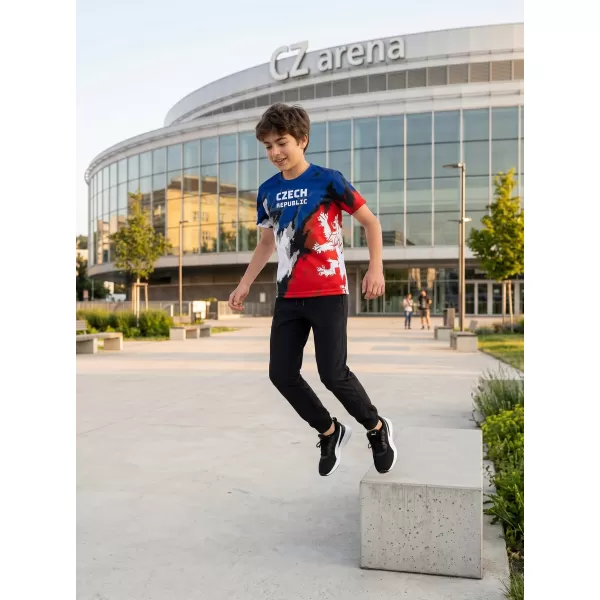  Tricou funcțional premium pentru copii ALTISPORT VOJ/ALK036TR01 ROŞU 