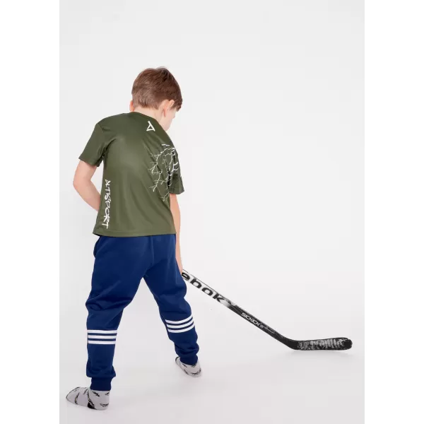  Tricou funcțional premium pentru copii ALTISPORT VOJ/ALK004TR01 MĂSLINE 