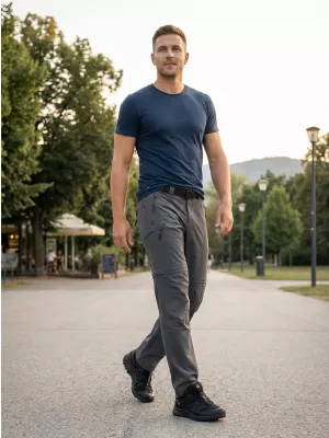 Pantaloni/short pentru bărbați ALTISPORT NoPrint NP/ALM2021NJ CARBON