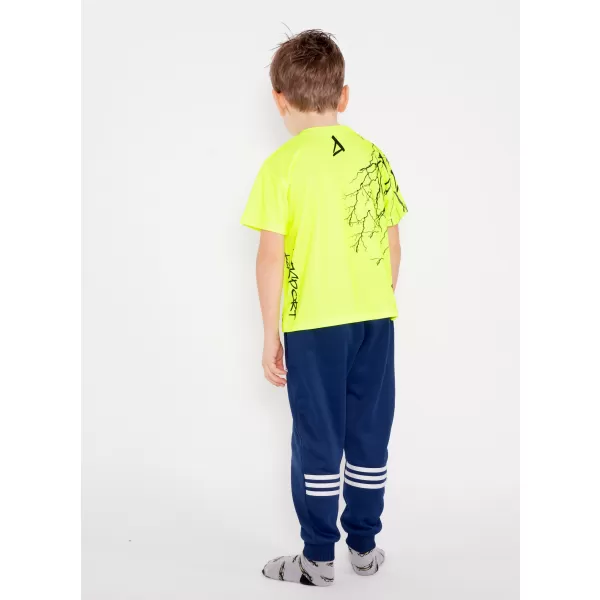  Tricou funcțional premium pentru copii ALTISPORT VOJ/ALK004TR01 GALBEN NEON 