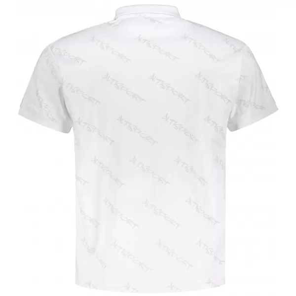  Tricou funcțional pentru bărbați cu guler premium ALTISPORT VOJ/ALM050TR05 ALB 