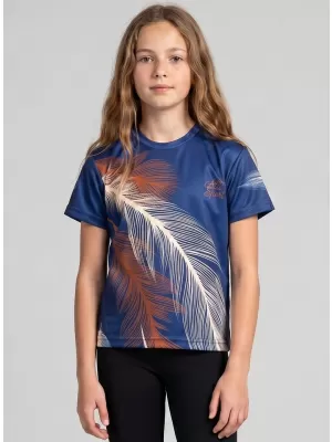 Tricou funcțional premium pentru copii ALTISPORT VOJ/ALK001TR01 BLEUMARIN/MARO