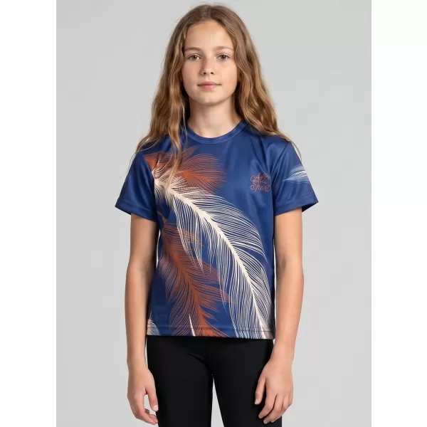  Tricou funcțional premium pentru copii ALTISPORT VOJ/ALK001TR01 BLEUMARIN/MARO 