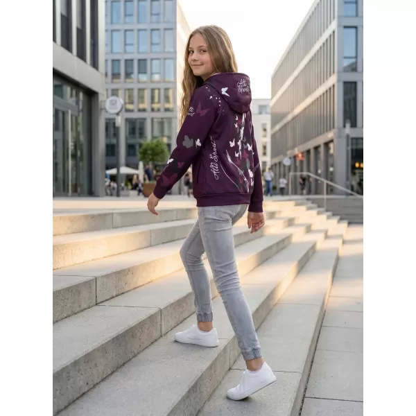  Hanorac funcțional premium pentru copii ALTISPORT VOJ/ALK022MI01 VIOLET 