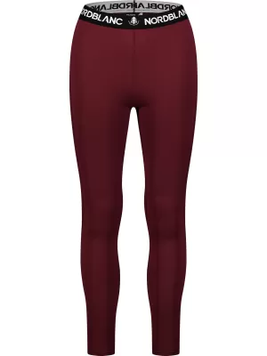 Pantaloni termici de dama NORDBLANC SUPERPOWER NBBLD7976 BURGUNDIA