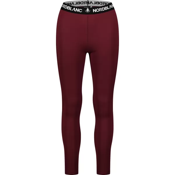  Pantaloni termici de dama NORDBLANC SUPERPOWER NBBLD7976 BURGUNDIA 