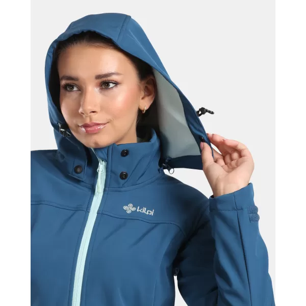  Jachetă softshell de damă KILPI RAVIA-W WL0129KI ALBASTRU ÎNCHIS 
