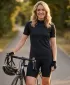 Tricou de ciclism pentru femei ALTISPORT NoPrint NP/ALW115NJ NEGRU