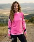Hanorac funcțional premium pentru femei ALTISPORT VOJ/ALW039MI01 ROZ FLUO