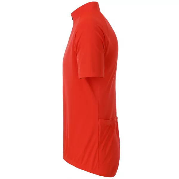  Tricou de ciclism pentru bărbați ALTISPORT NoPrint NP/ALM215NJ PORTOCALIU STRĂLUCITOR 