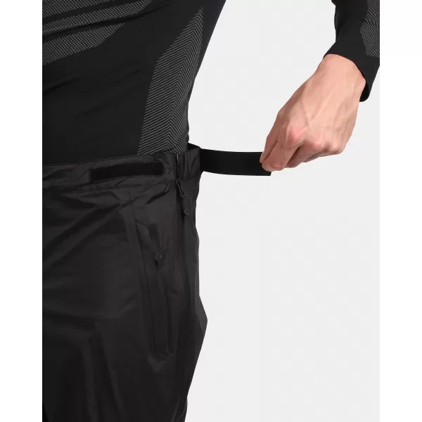  Pantaloni de exterior impermeabili pentru bărbați KILPI ALPIN-M WM0403KI NEGRU 