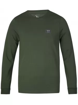Tricou pentru bărbați cu mâneci lungi HANNAH KIRK II VERDE KOMBU