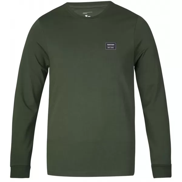  Tricou pentru bărbați cu mâneci lungi HANNAH KIRK II VERDE KOMBU 