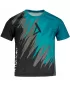 Tricou funcțional premium pentru copii ALTISPORT VOJ/ALK006TR01 NEGRU/KEROSEN