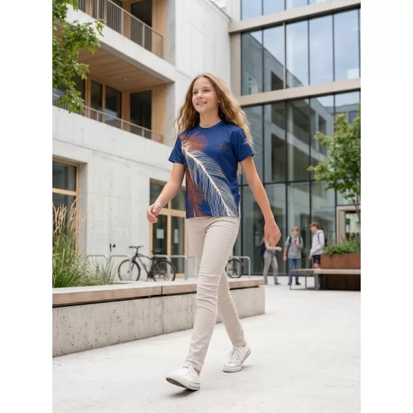  Tricou funcțional premium pentru copii ALTISPORT VOJ/ALK001TR01 BLEUMARIN/MARO 