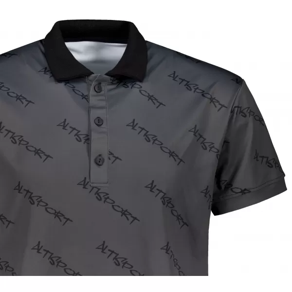  Tricou funcțional pentru bărbați cu guler premium ALTISPORT VOJ/ALM050TR05 GRI 