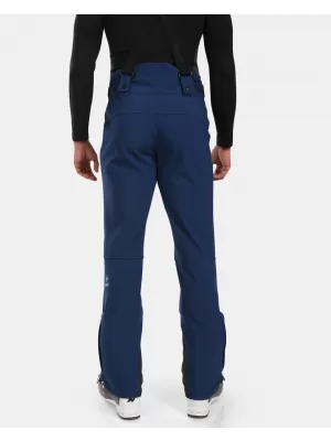 Pantaloni de schi softshell pentru bărbați KILPI RHEA-M WM0409KI ALBASTRU ÎNCHIS