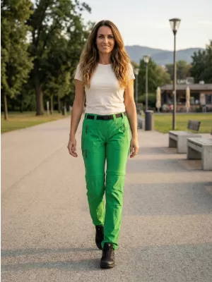 Pantaloni/short dama ALTISPORT NoPrint NP/ALW1021NJ VERDE FERIGA