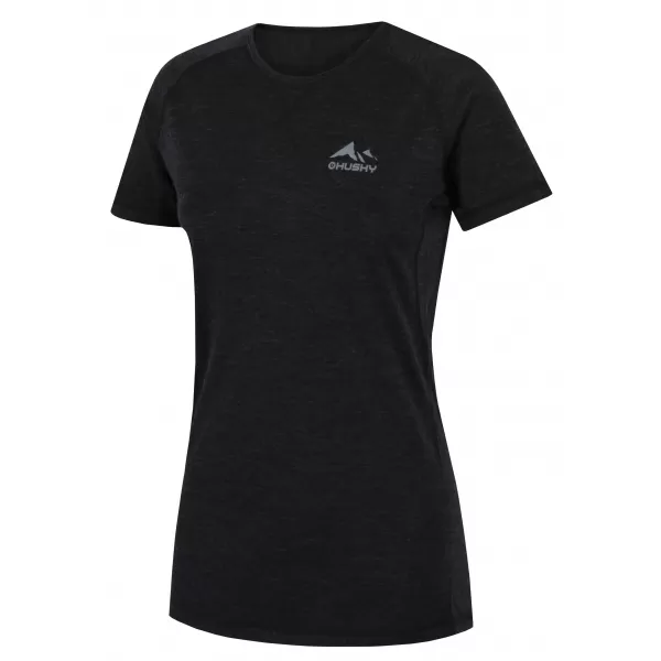  Tricou termic de damă HUSKY MERSA L NEGRU 