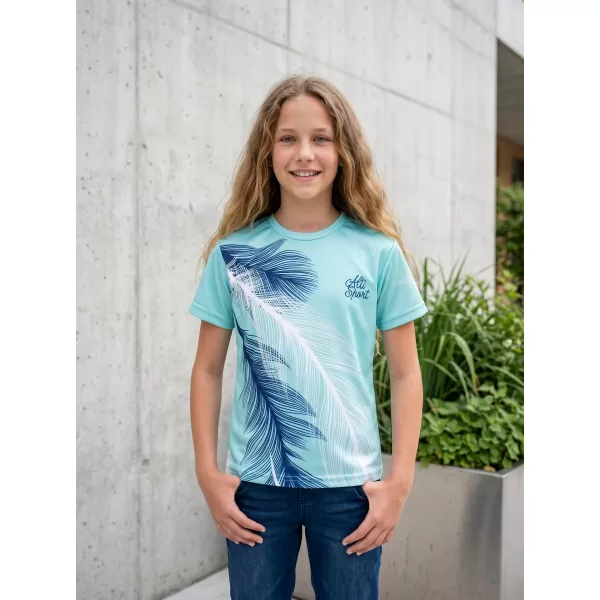  Tricou funcțional premium pentru copii ALTISPORT VOJ/ALK001TR01 ALBASTRU CA GHEATA 