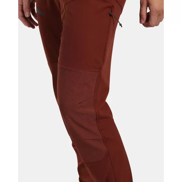  Pantaloni de exterior pentru bărbați KILPI VILLAIN-M WM0411KI ROȘU ÎNCHIS 