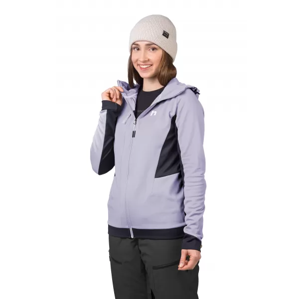  Hanorac de dama HANNAH NELA HOODY AURA DE LAVANDĂ/ANTRACIT 