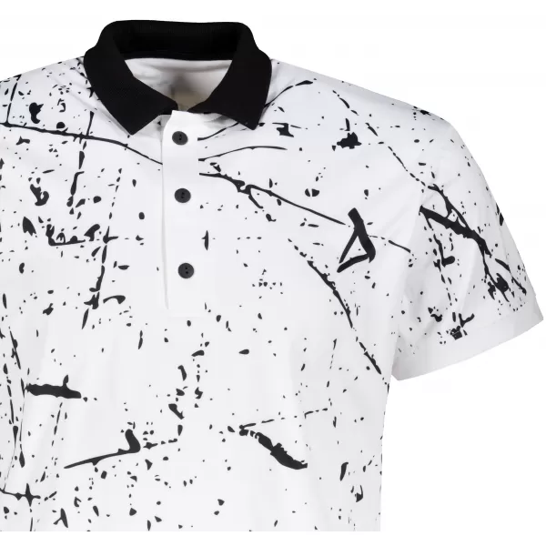  Tricou funcțional pentru bărbați cu guler premium ALTISPORT VOJ/ALM034TR05 ALB 