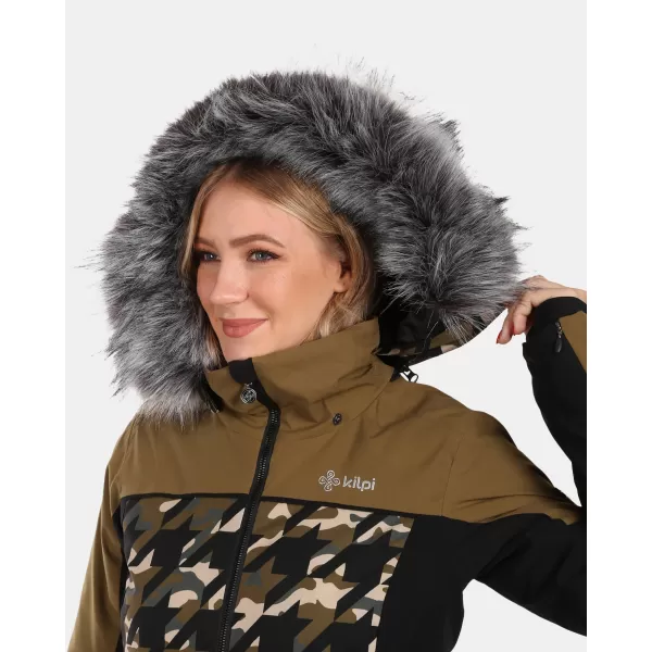  Jachetă de schi pentru femei KILPI CLAIR-W WL0107KI KAKI 