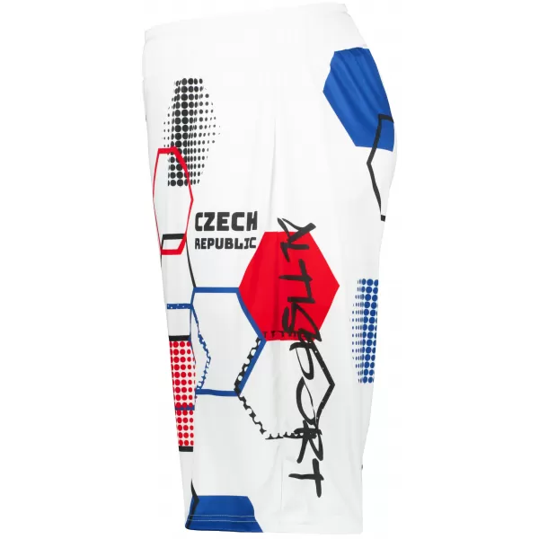  Pantaloni scurți funcționali premium pentru bărbați, fără buzunare ALTISPORT VOJ/ALM036KRA02 HEXA ALB 