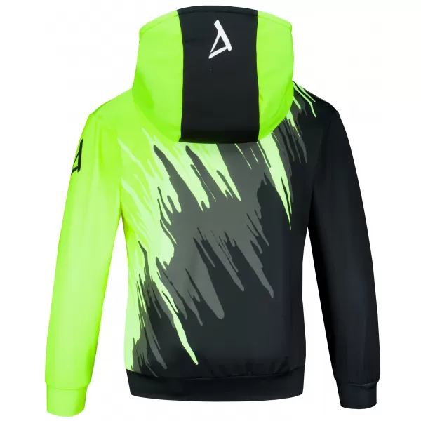  Hanorac funcțional premium pentru copii ALTISPORT VOJ/ALK006MI01 NEGRU SI GALBEN 