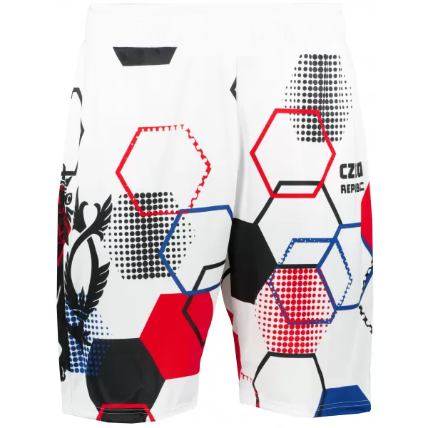  Pantaloni scurți funcționali premium pentru bărbați, fără buzunare ALTISPORT VOJ/ALM036KRA02 HEXA ALB 