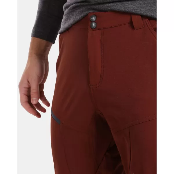  Pantaloni de exterior pentru bărbați KILPI VILLAIN-M WM0411KI ROȘU ÎNCHIS 
