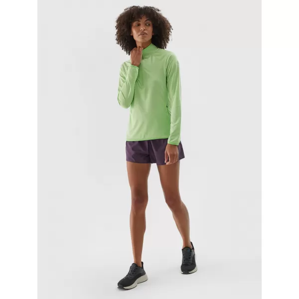  Pantaloni scurți de damă 4F WAW24TFSHF0758 VIOLET ÎNCHIS 