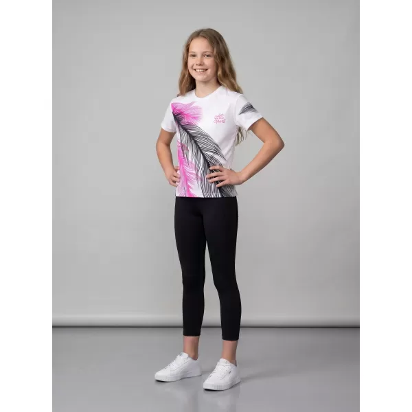  Tricou funcțional premium pentru copii ALTISPORT VOJ/ALK001TR01 ALB 