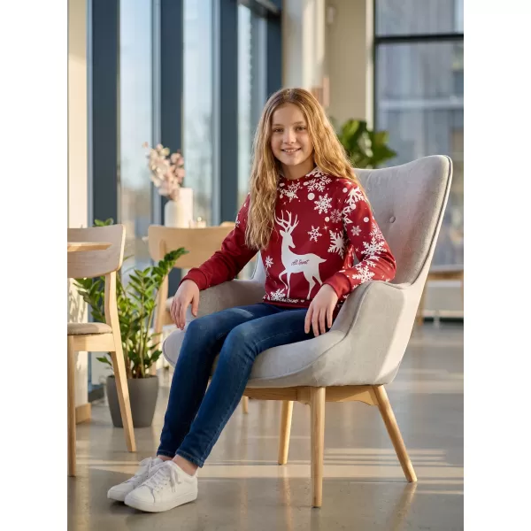  Hanorac funcțional premium pentru copii ALTISPORT VOJ/ALKVN5MI01 ROŞU 