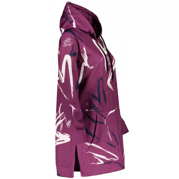  Hanorac prelungit funcțional pentru femei premium ALTISPORT VOJ/ALW049MI03 VIOLET 