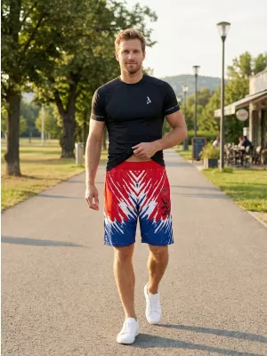 Pantaloni scurți funcționali premium pentru bărbați, fără buzunare ALTISPORT VOJ/ALM036KRA02 LEU
