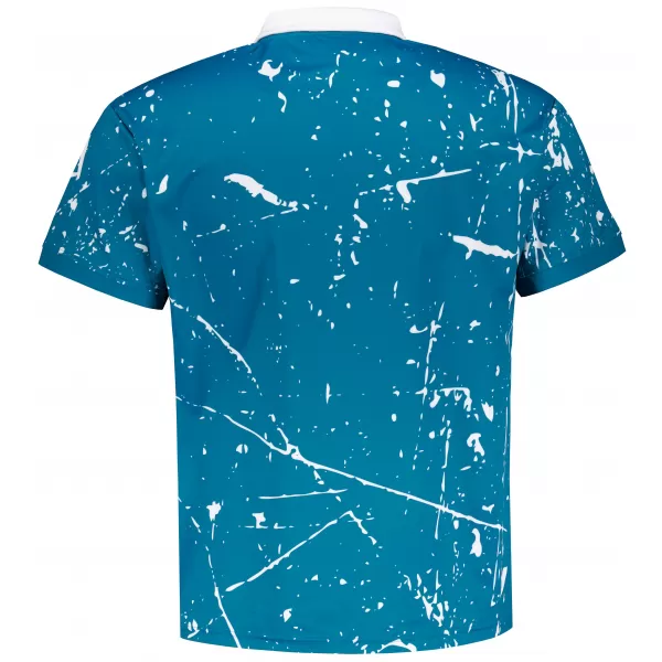  Tricou funcțional pentru bărbați cu guler premium ALTISPORT VOJ/ALM034TR05 KEROSENUL 