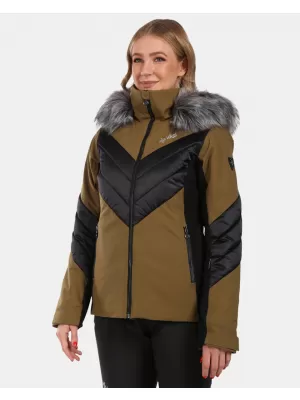 Jachetă de schi pentru femei KILPI LIN-W WL0110KI KAKI