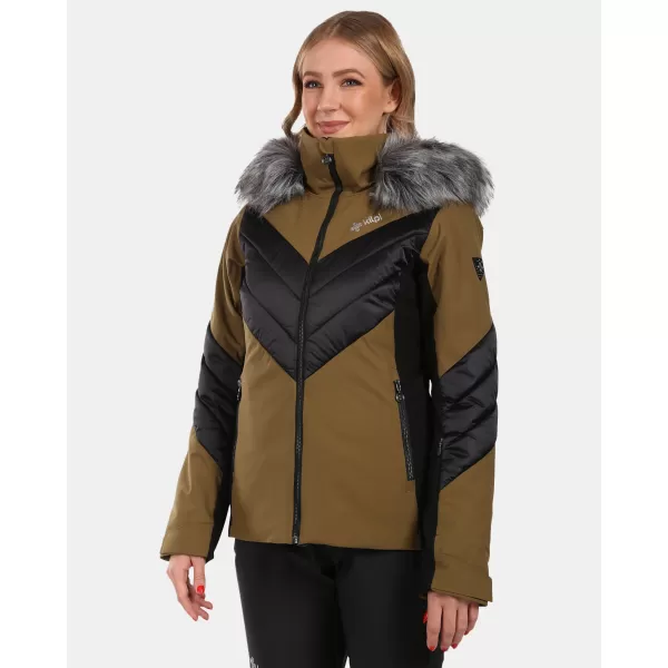  Jachetă de schi pentru femei KILPI LIN-W WL0110KI KAKI 