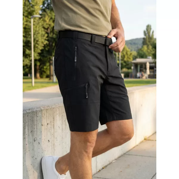  Pantaloni scurți pentru bărbați ALTISPORT NoPrint NP/ALM4021NJ NEGRU 